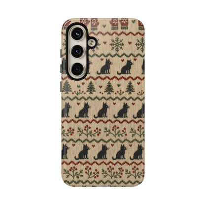 Black Cat Sweater Tough Case