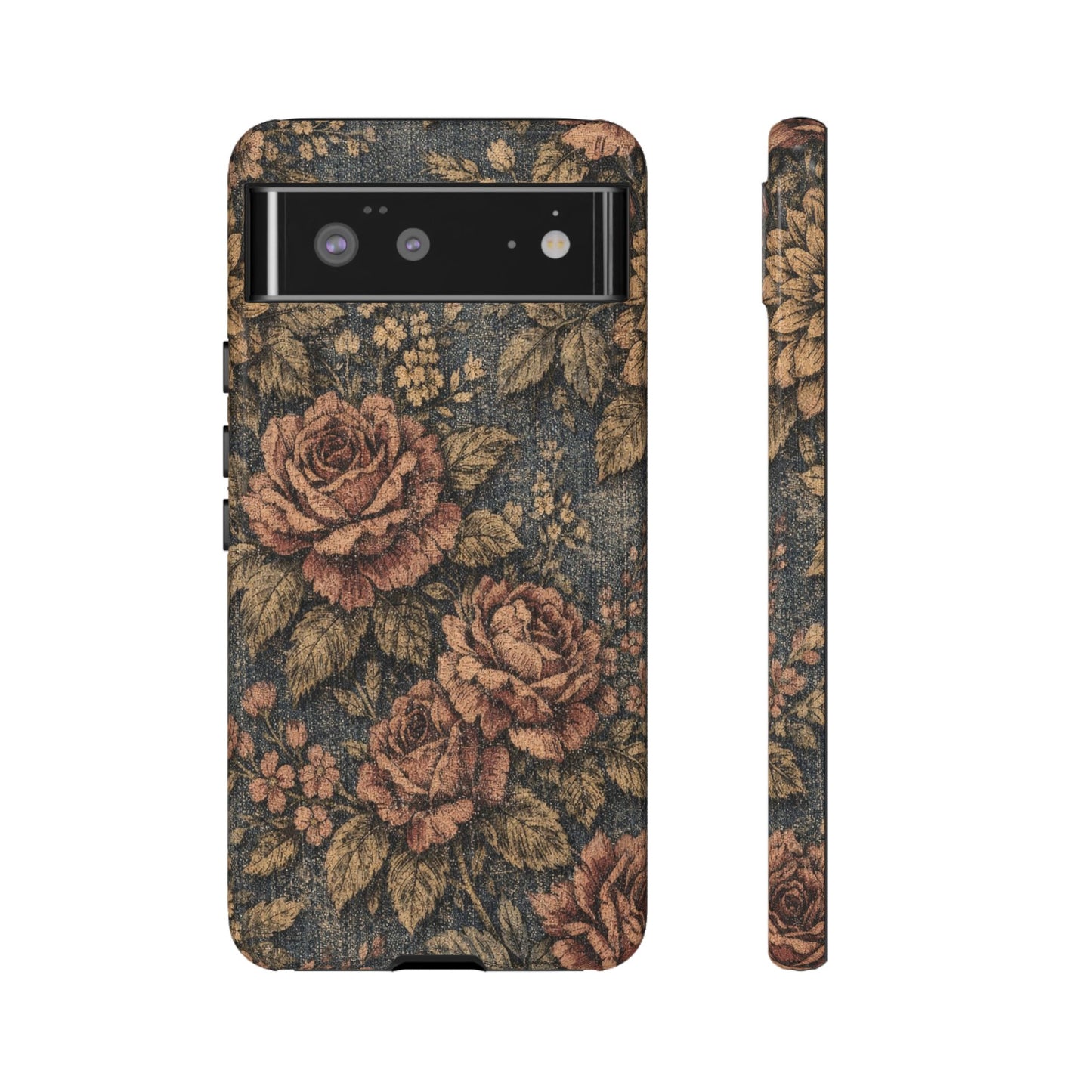 Denim Blooms Tough Case