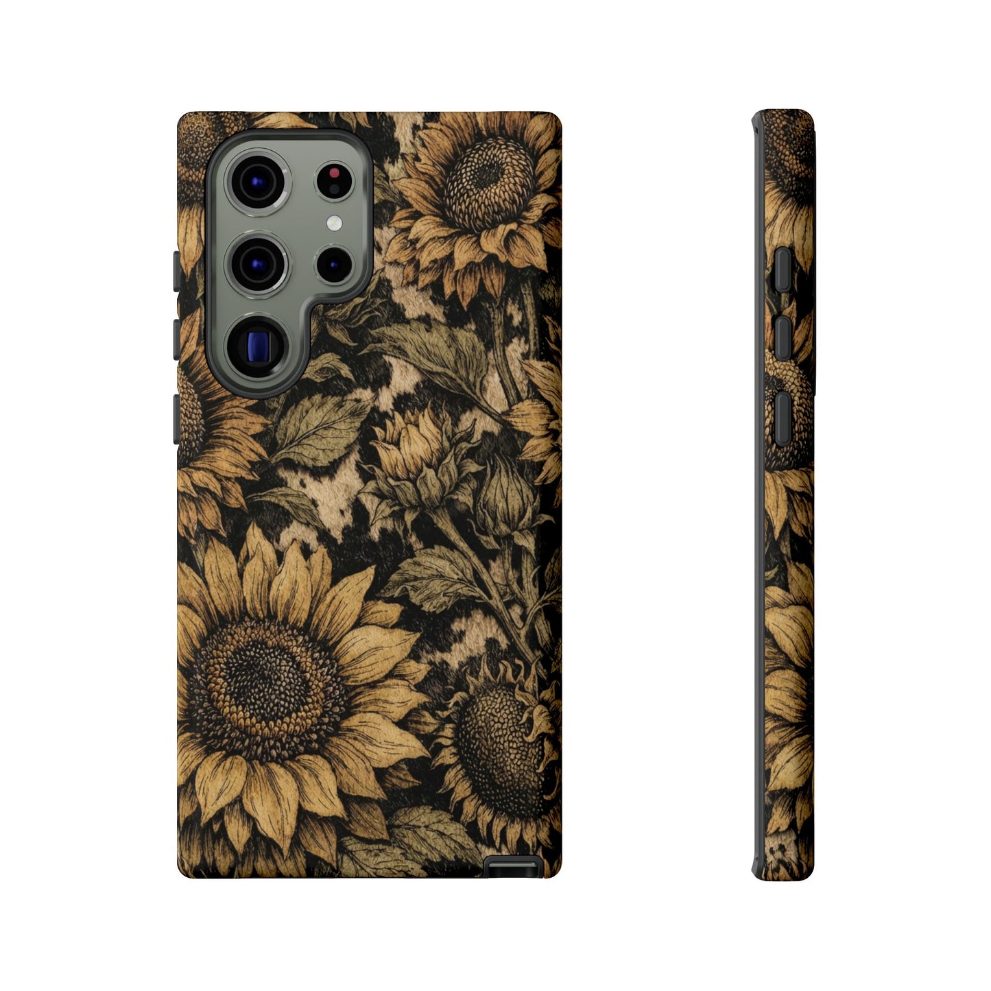 Cowhide Sunflowers Tough Case