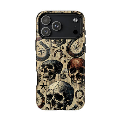 Skulls and Horseshoes Magnetic Case