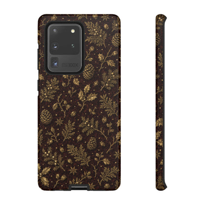 Brass Winter Botanicals Tough Case