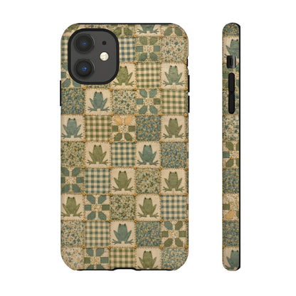 Frog Quilt Tough Case