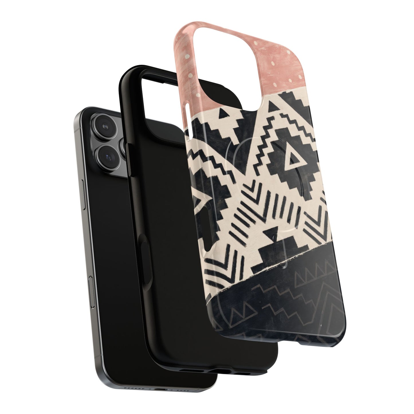 Blush Aztec Magnetic Case