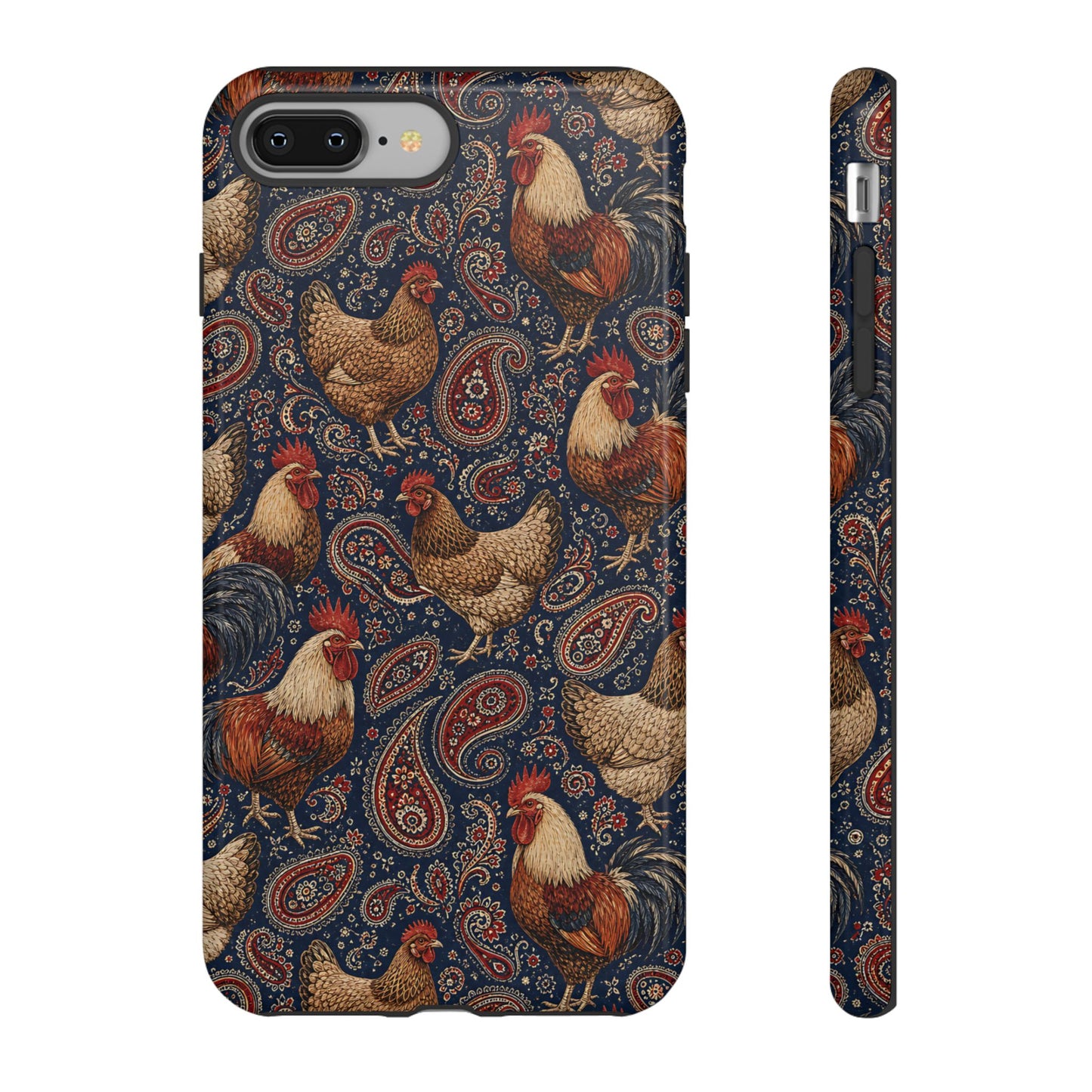 Patriotic Paisley Chickens Tough Case
