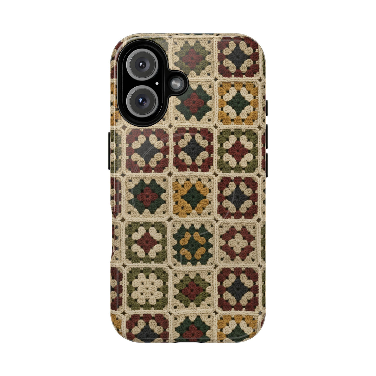 Christmas Granny Square Magnetic Case