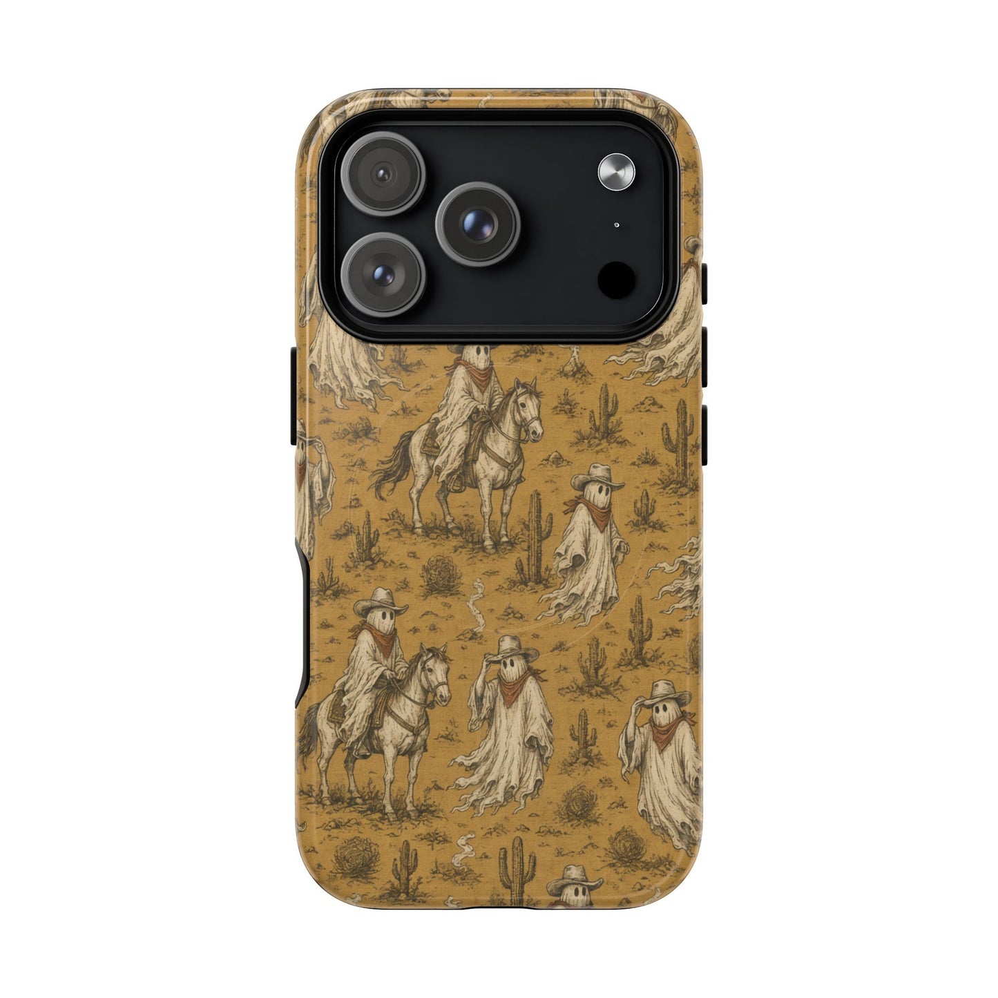 Ghost Cowboy Toile Magnetic Case