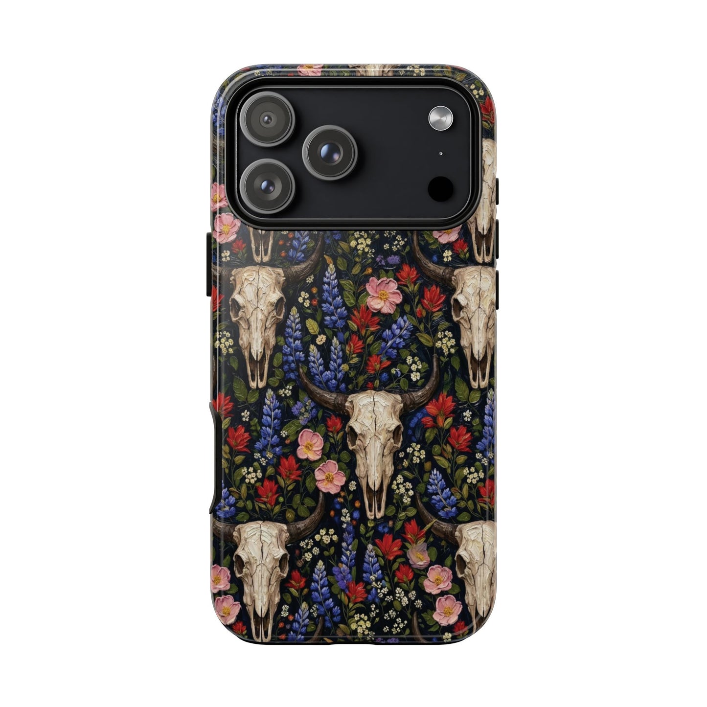 Floral Skull Tough Case