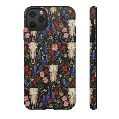 Floral Skull Tough Case