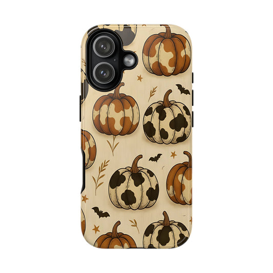 Cowhide Pumpkins Tough Phone Case
