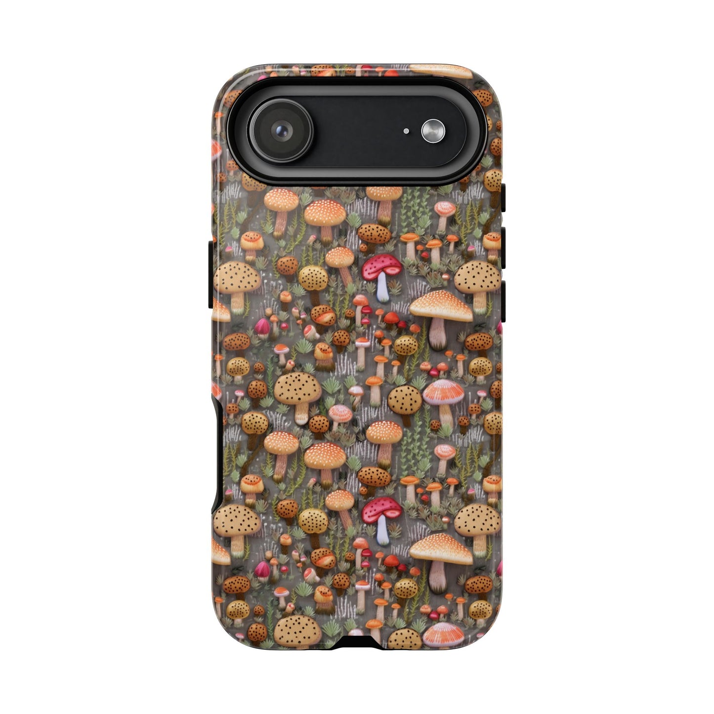 Pink Mushroom Tough Phone Case