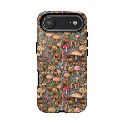 Pink Mushroom Tough Phone Case