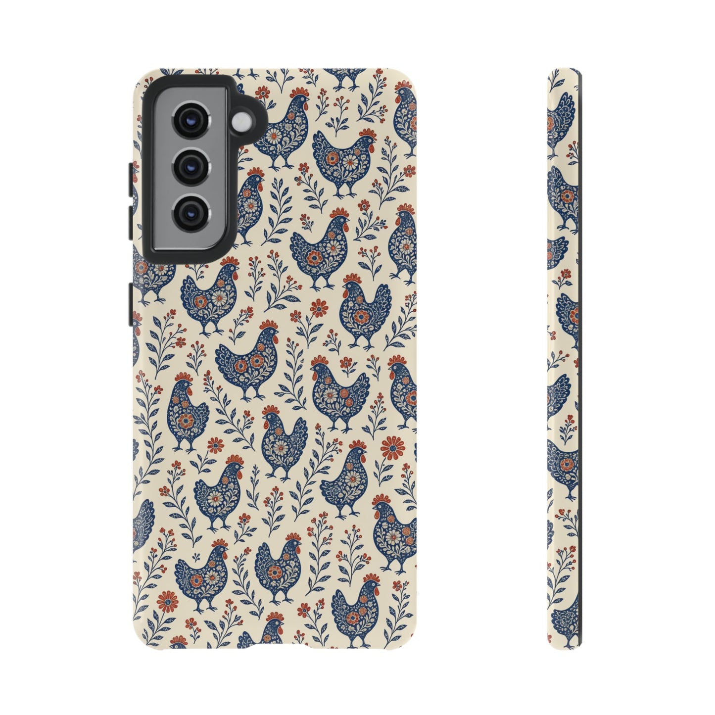 Folk Hens Tough Case