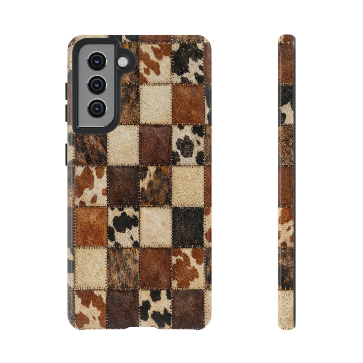 Cowhide Quilt Tough Case