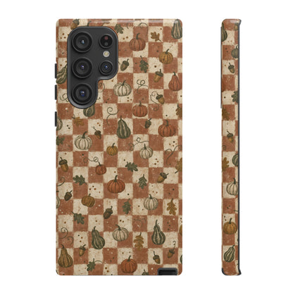 Pumpkin Checker Tough Case