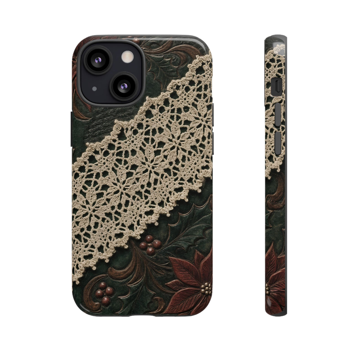 Poinsettia Lace Tough Case