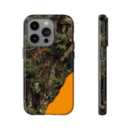 Torn Camo Orange Tough Case