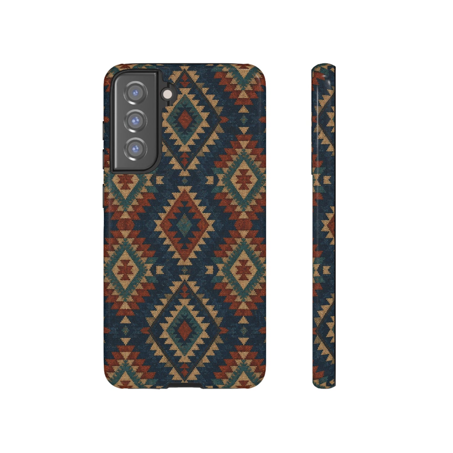 Navy Aztec Tough Case