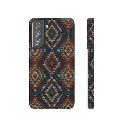 Navy Aztec Tough Case