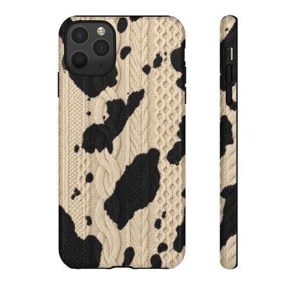 Cable Knit Cowhide Tough Case