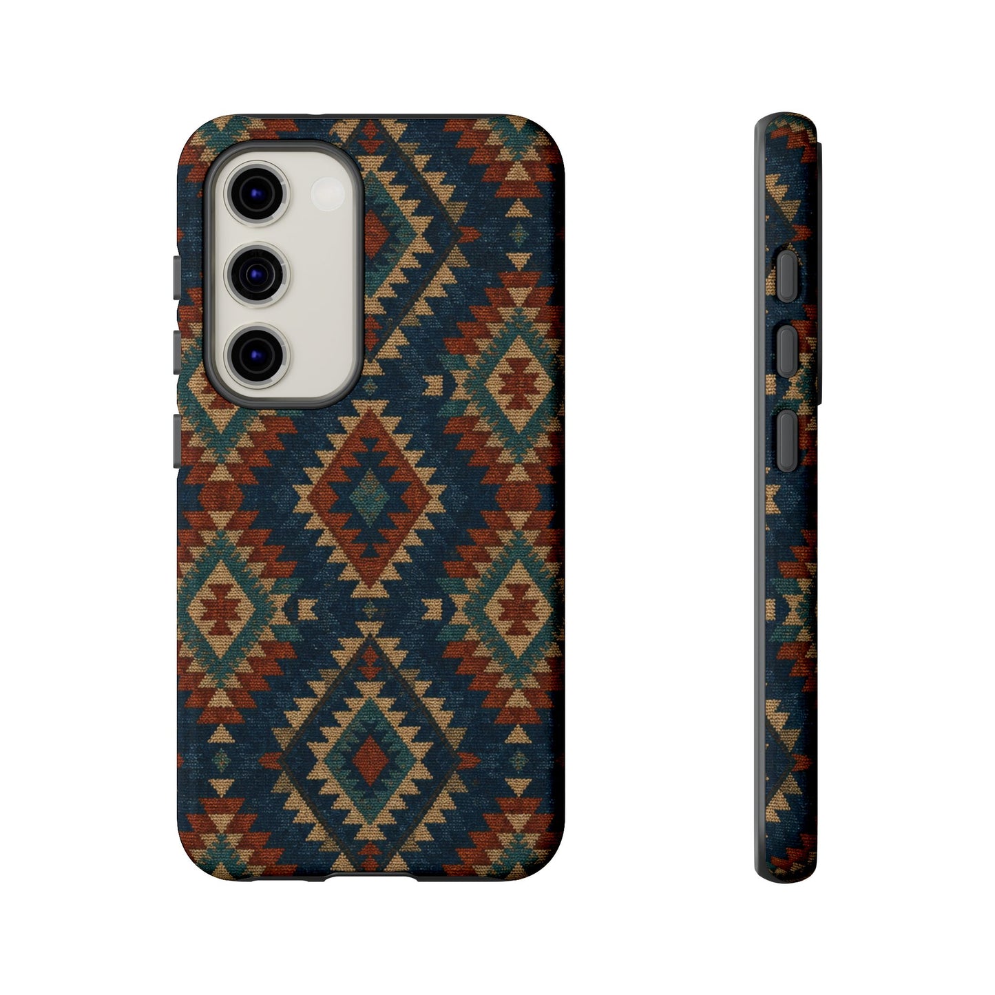 Navy Aztec Tough Case