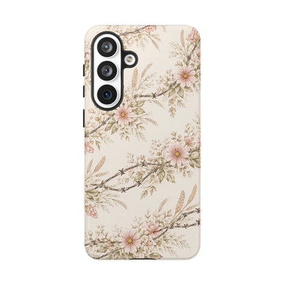Floral Barbed Wire Tough Case