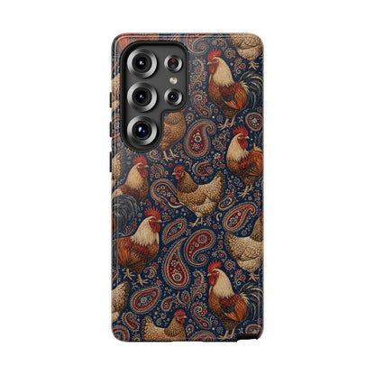 Patriotic Paisley Chickens Tough Case
