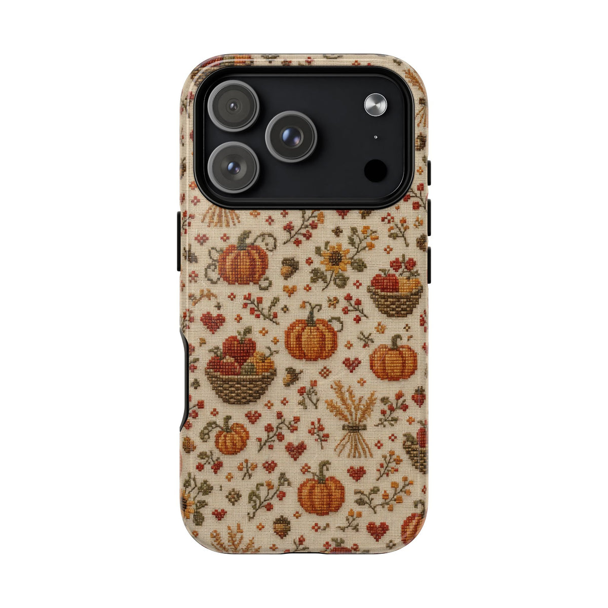 Pumpkin Stitch Magnetic Case