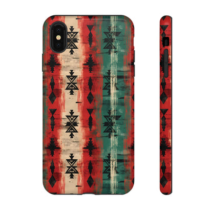 Christmas Grunge Aztec Tough Case