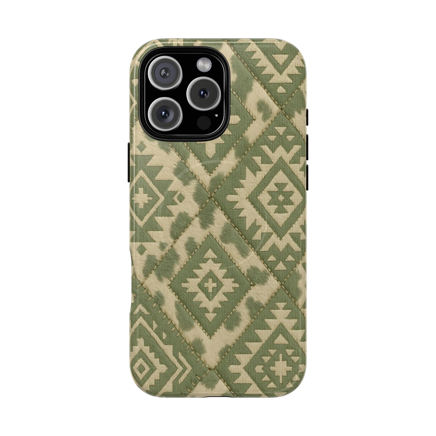 Sage Aztec Quilt Magnetic Case