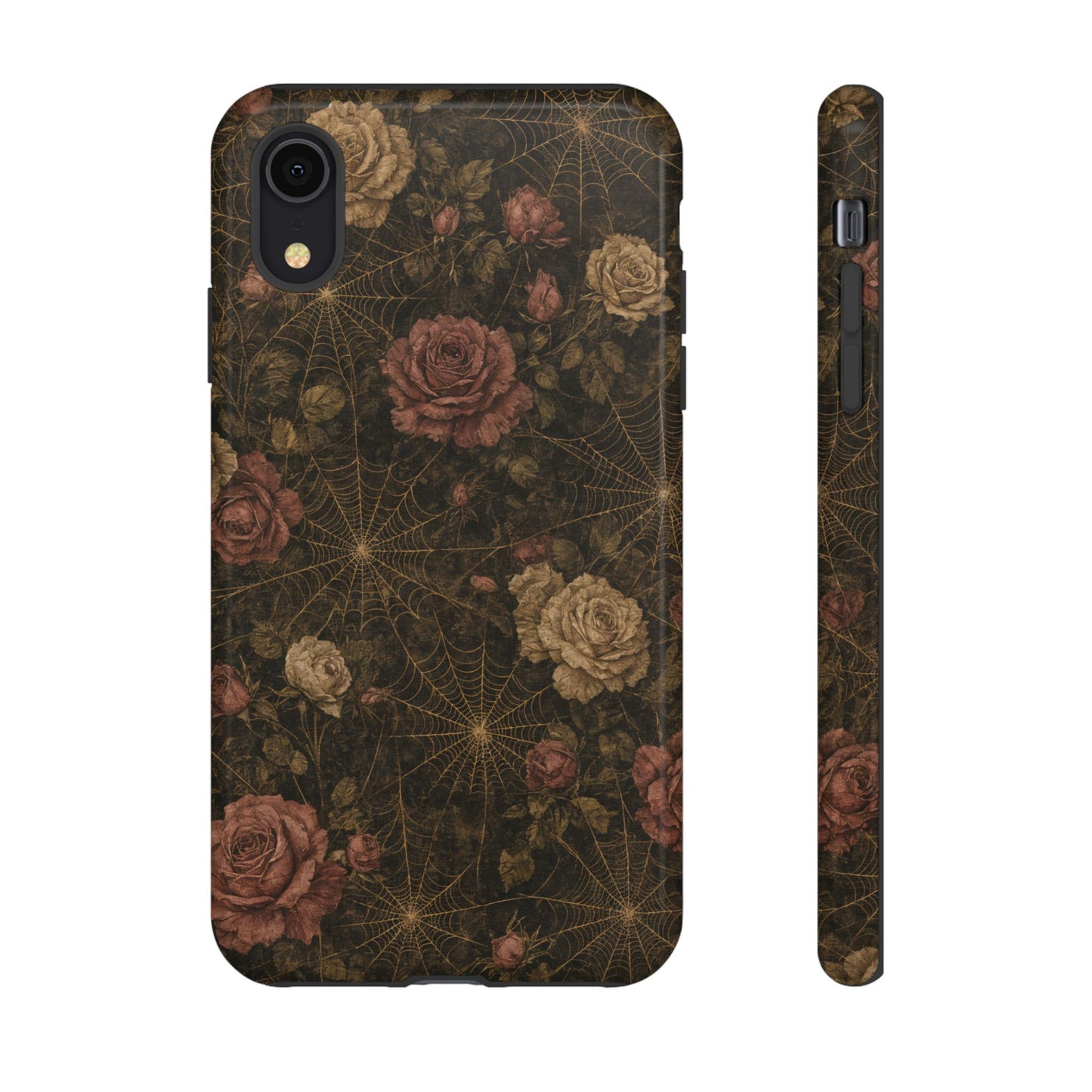 Spiderweb Rose Tough Case