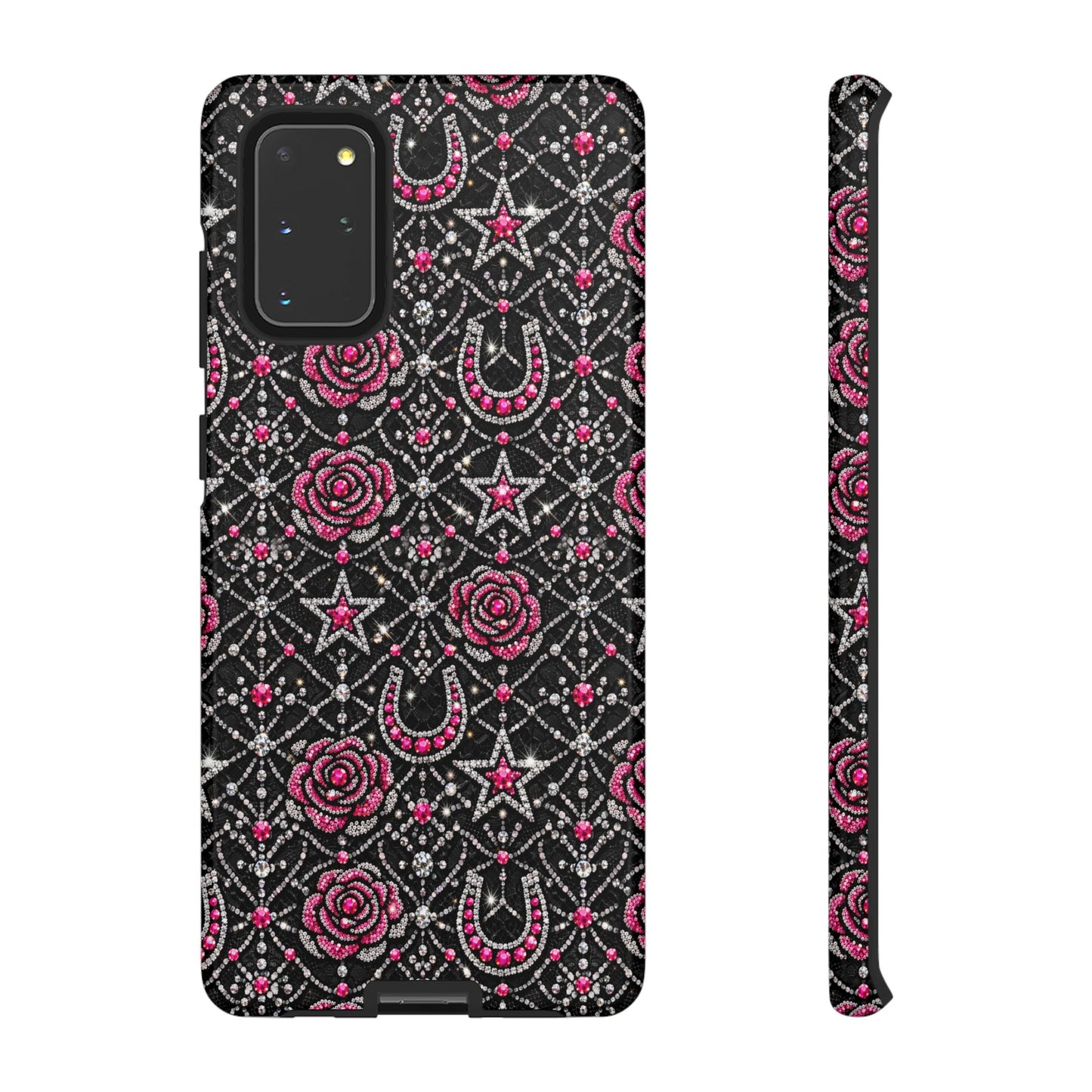 Rhinestone Rose Tough Case