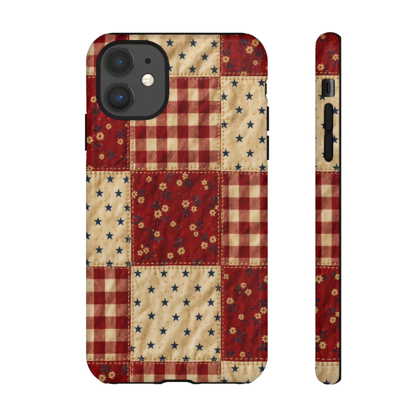 Gingham Stars Tough Case