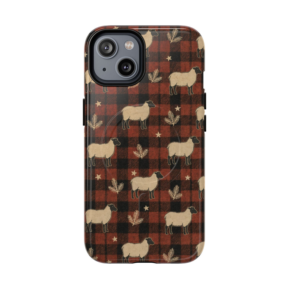 Plaid Sheep Magnetic Case
