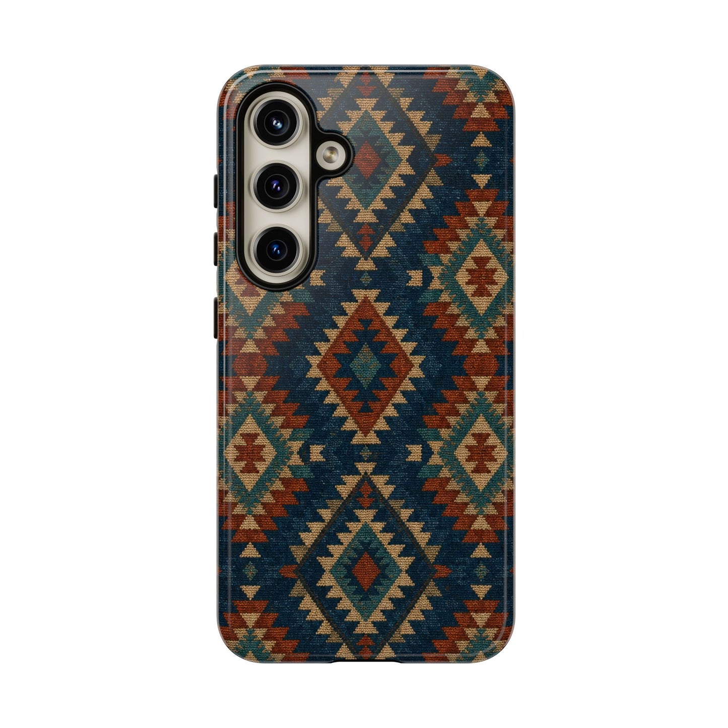 Navy Aztec Tough Case