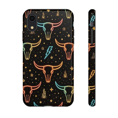 Neon Longhorns Tough Case