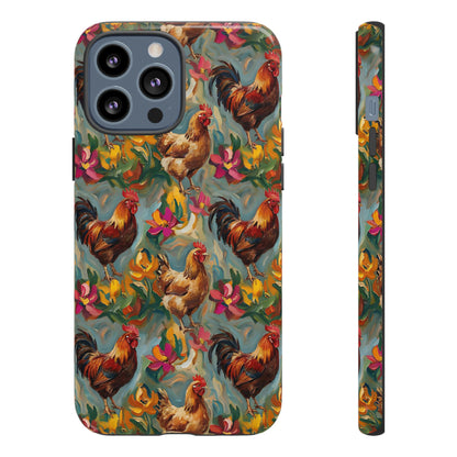 Painted Chickens Tough Case
