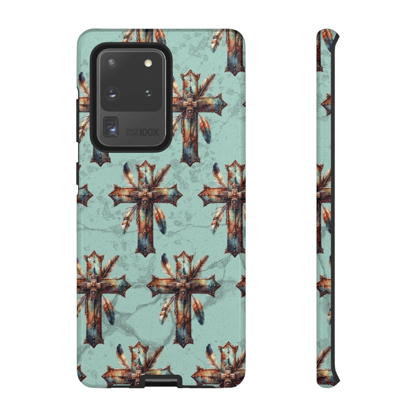 Crosses And Feathers Tough Case