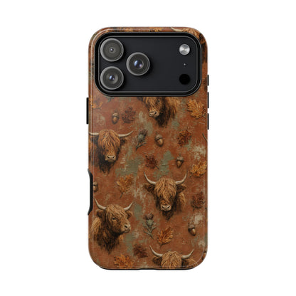 Autumn Highland Cow Tough Case