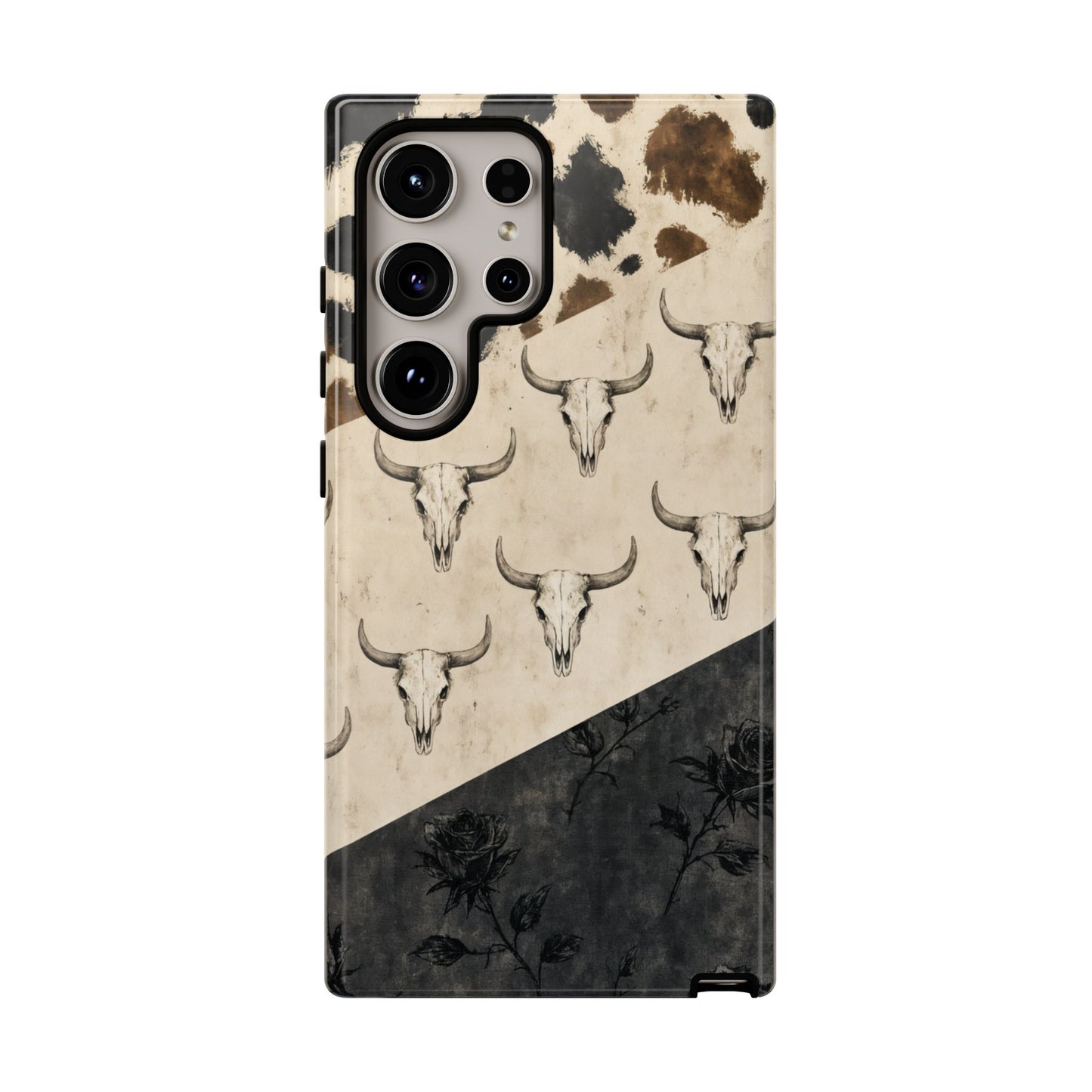 Bull Skull Rose Tough Case
