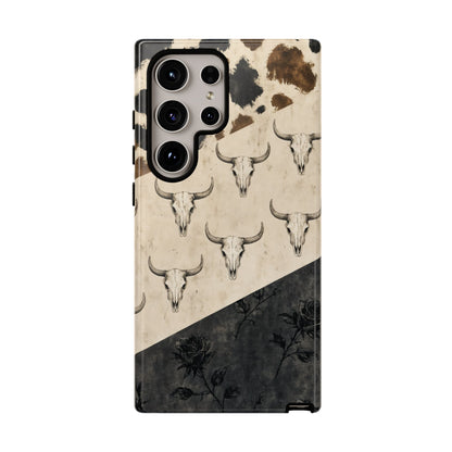 Bull Skull Rose Tough Case