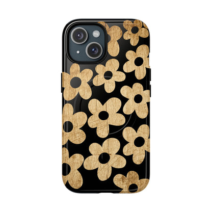 Retro Flower Magnetic Case