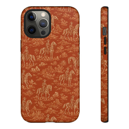 Cowboy Skeleton Toile Tough Case