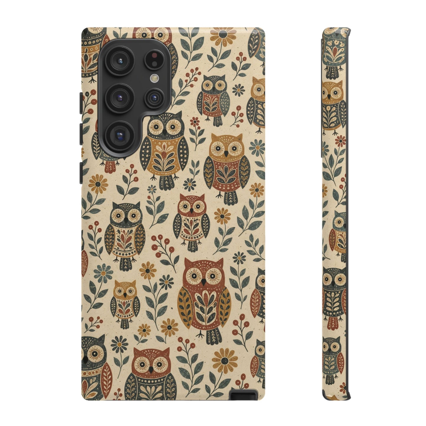 Folk Owls Tough Case