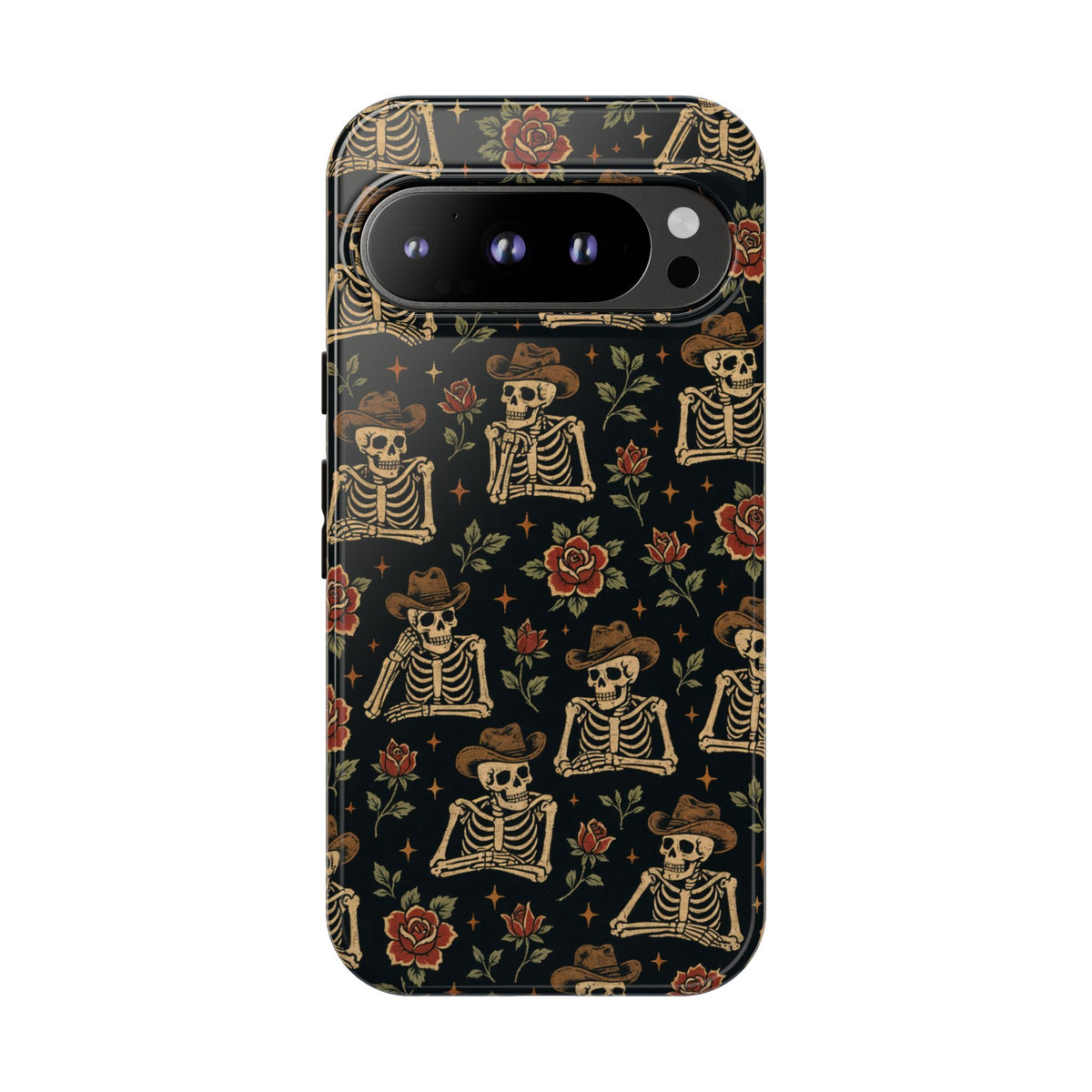 Cowboy Skeleton Roses Tough Case