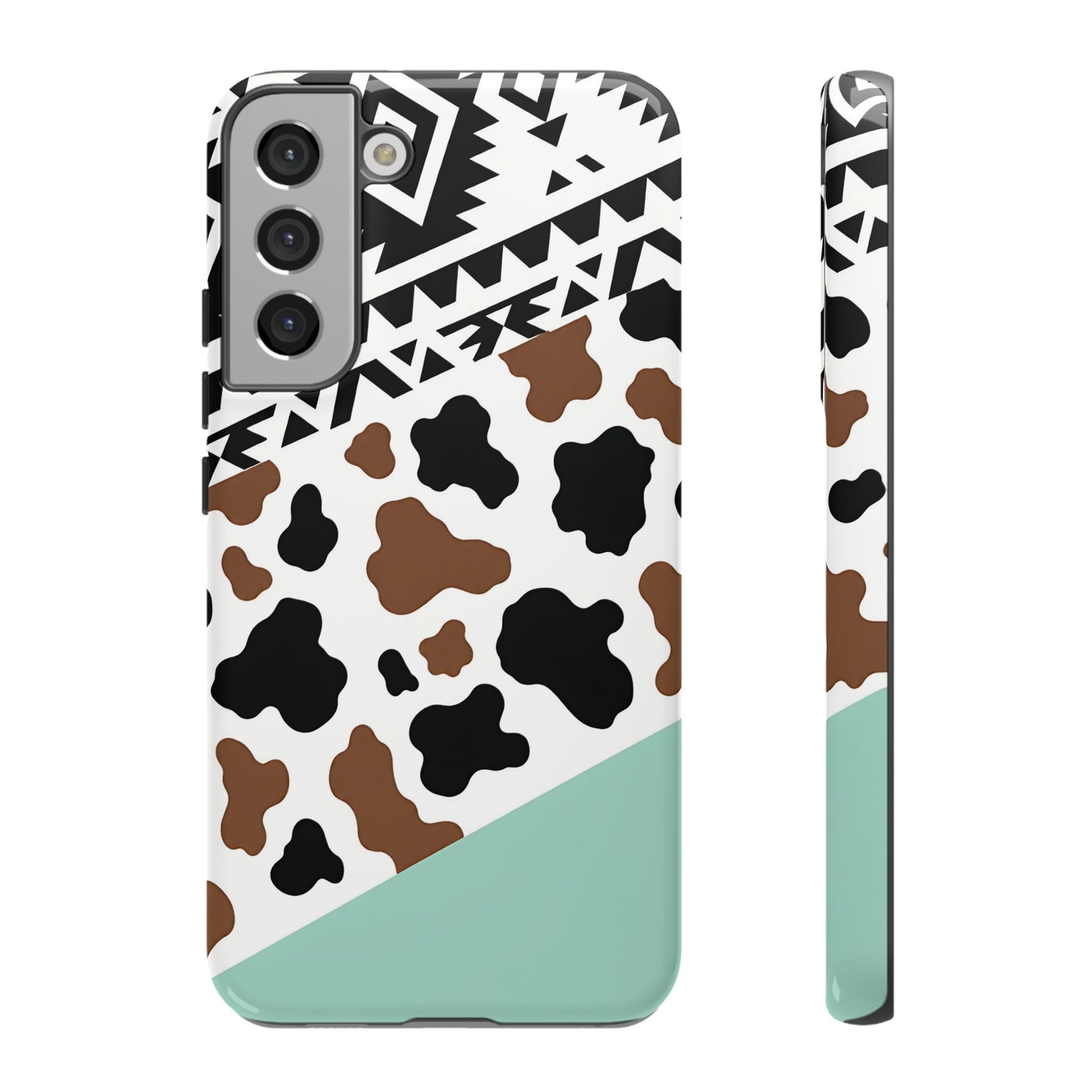 Mint Aztec Cowhide Tough Case