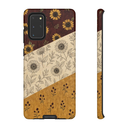 Sunflower Burgundy Swaths Tough Case