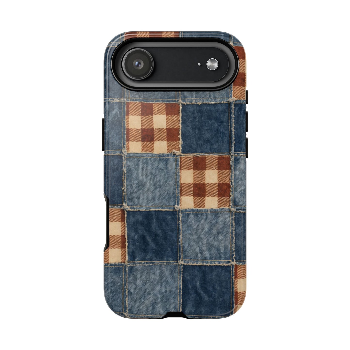 Denim Patchwork Tough Case