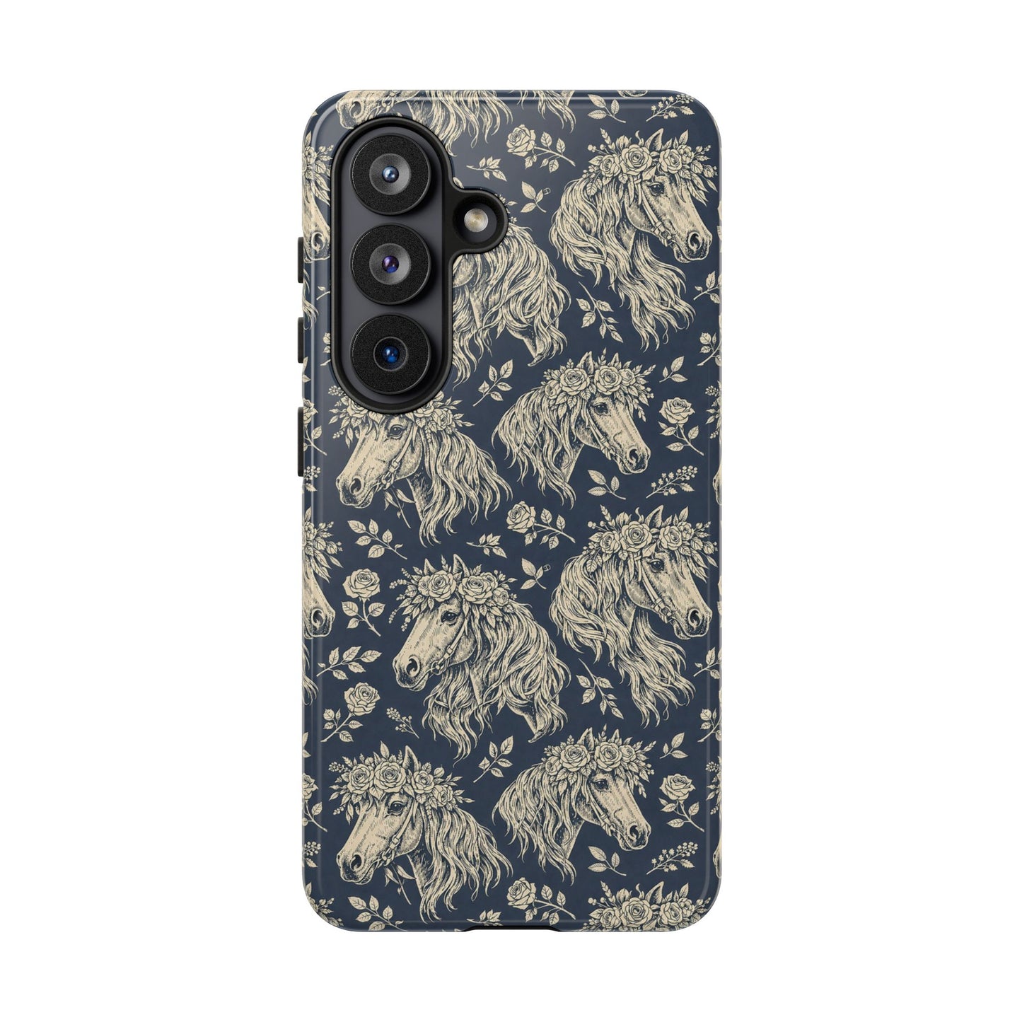 Floral Horses Tough Case