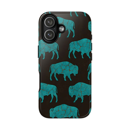 Turquoise Buffalo Tough Phone Case