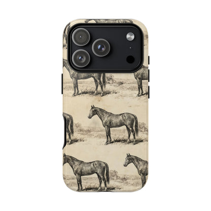 Vintage Horses Tough Case